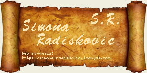 Simona Radišković vizit kartica